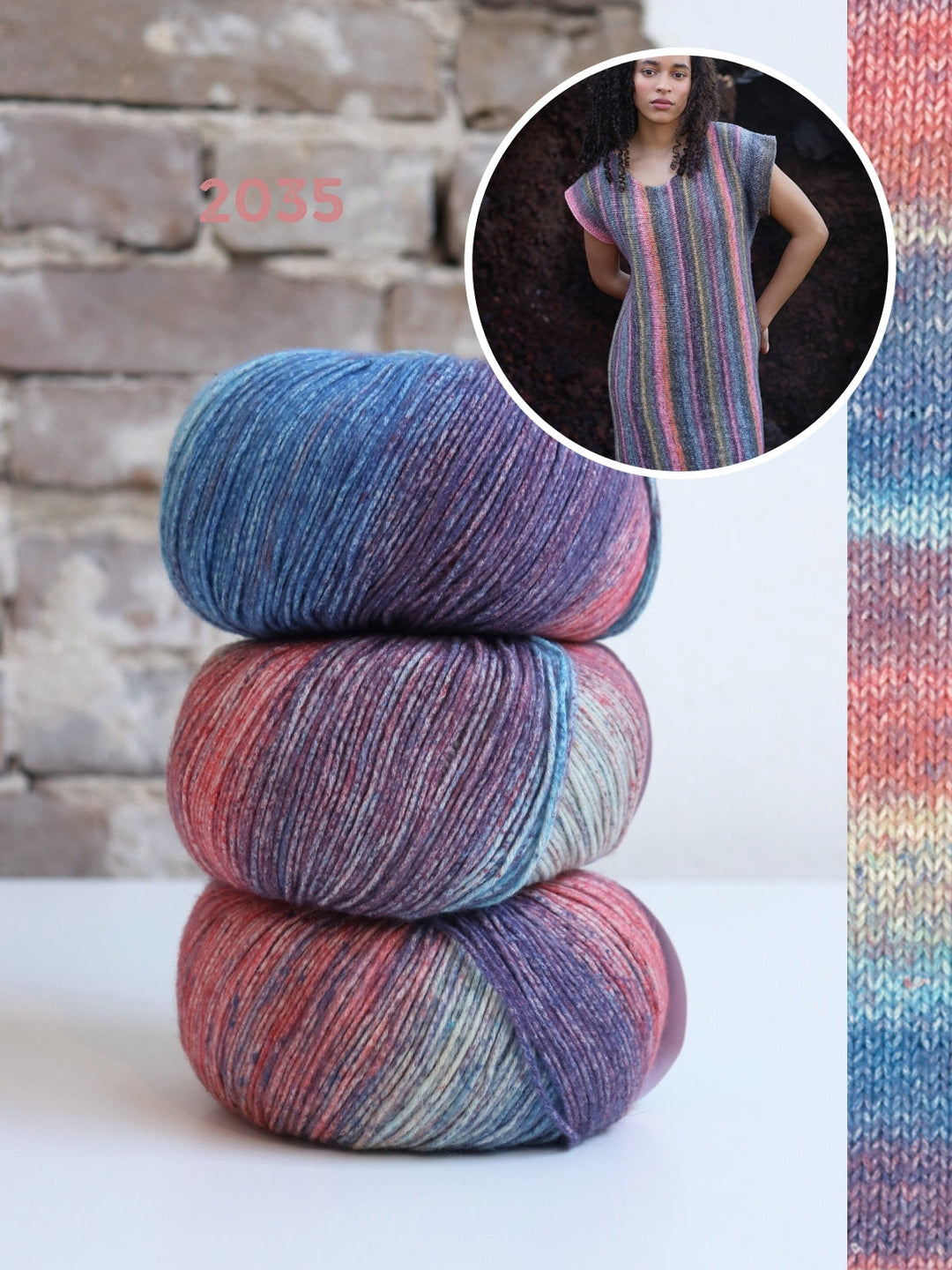 Strickpaket Gomitolo Mambo Kleid
