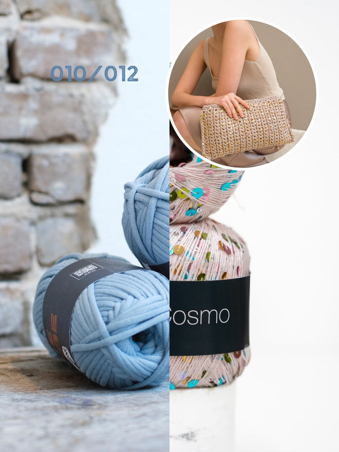 Häkelpaket The Tube Cosmo Clutch