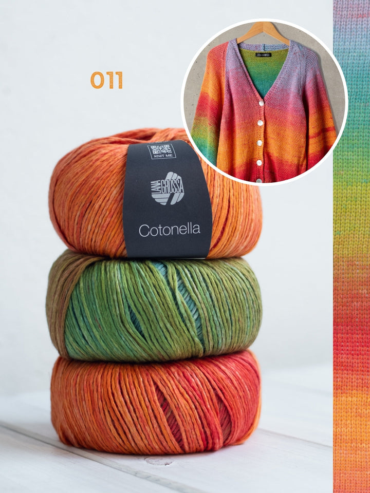 Strickpaket Cotonella Raglanjacke