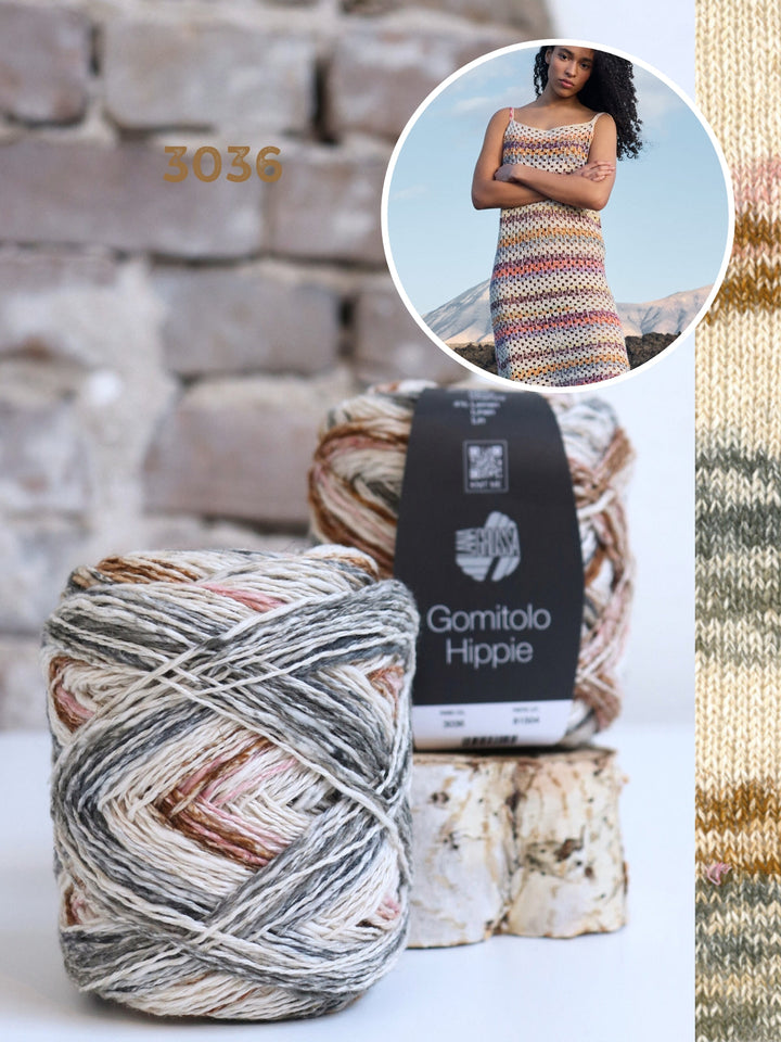 Häkelpaket Gomitolo Hippie Kleid