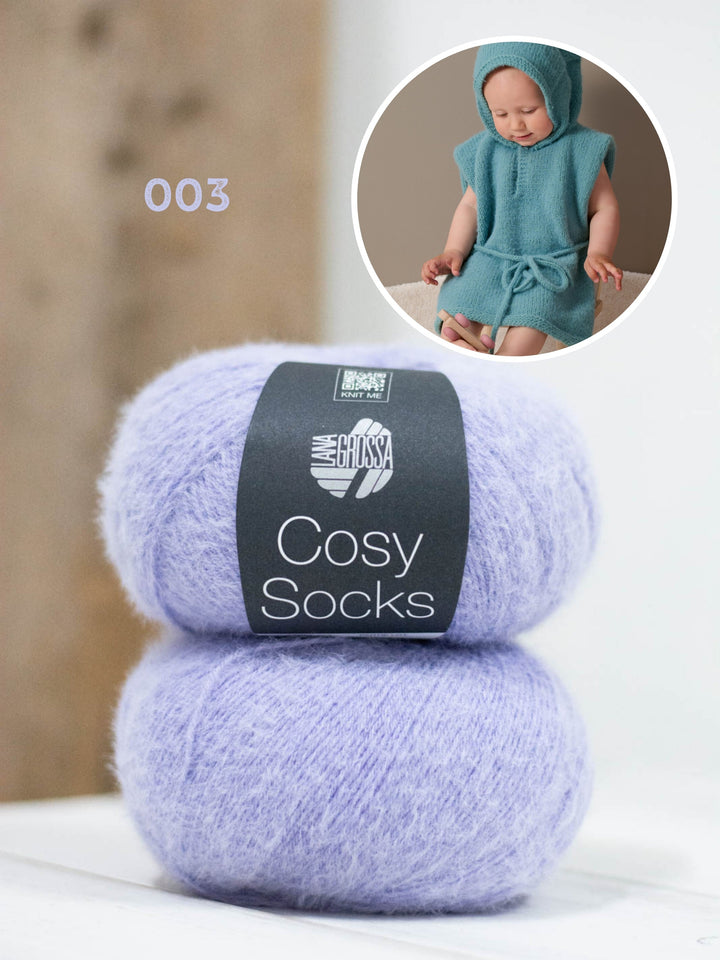 Strickpaket Cosy Socks Badecape