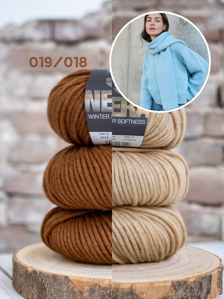 Strickpaket Winter Softness Schal