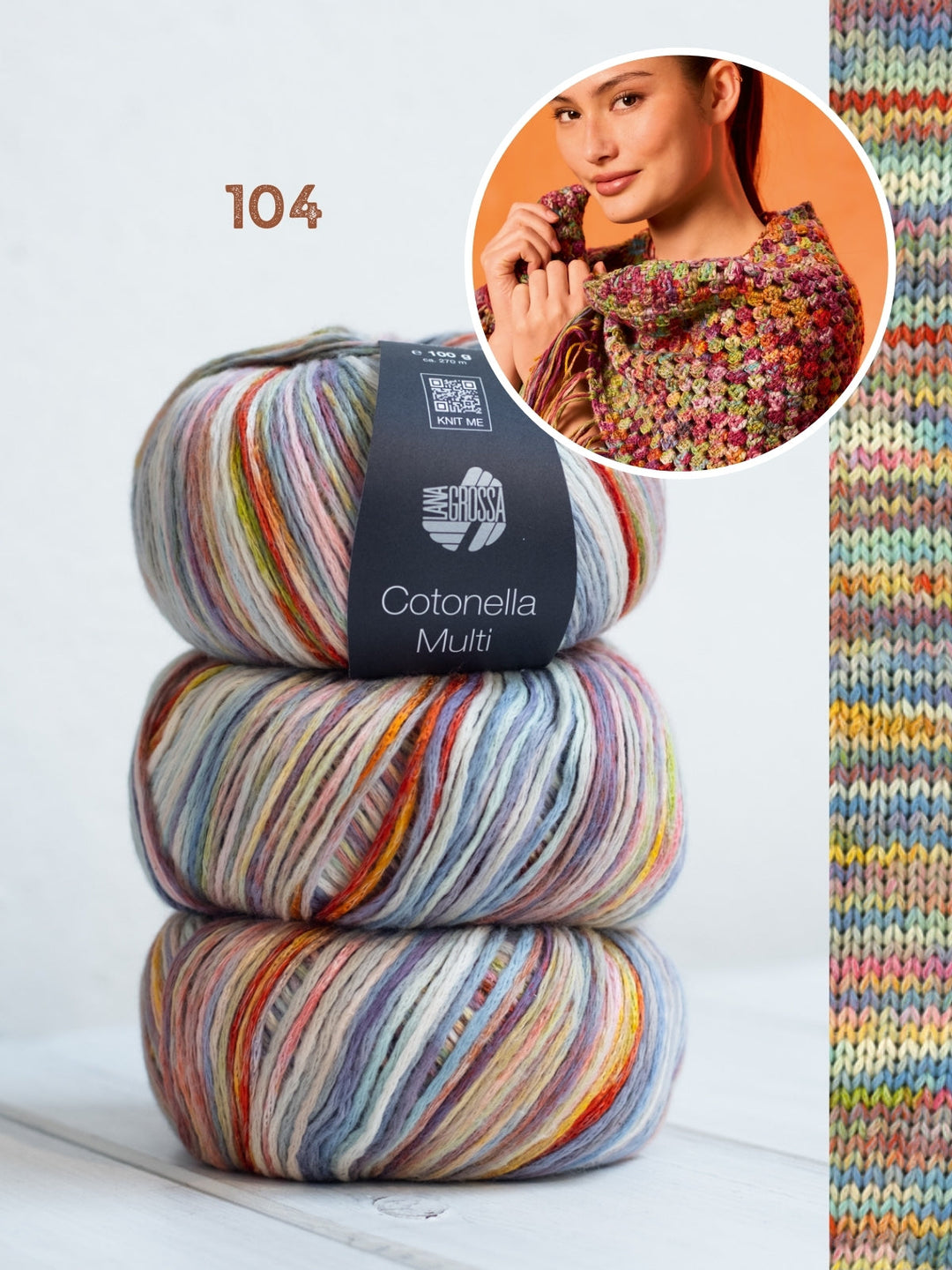 Häkelpaket Cotonella Multi Dreieckstuch