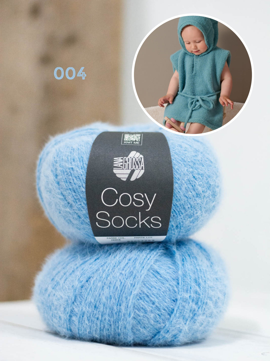 Strickpaket Cosy Socks Badecape