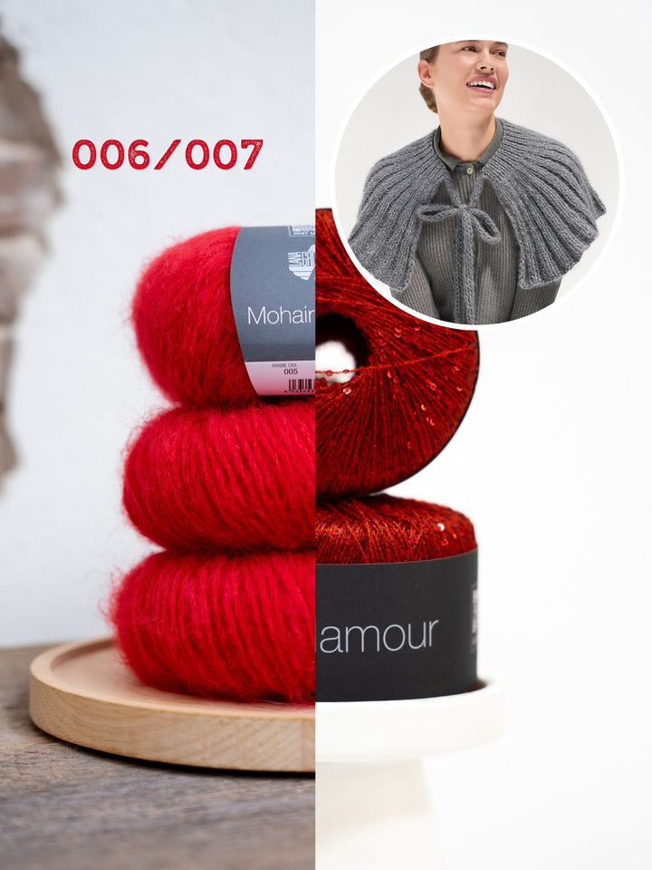 Strickpaket Mohair Di Gio Glamour Cape