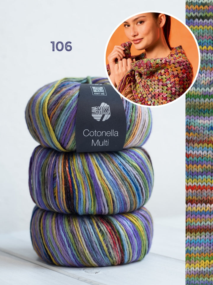 Häkelpaket Cotonella Multi Dreieckstuch