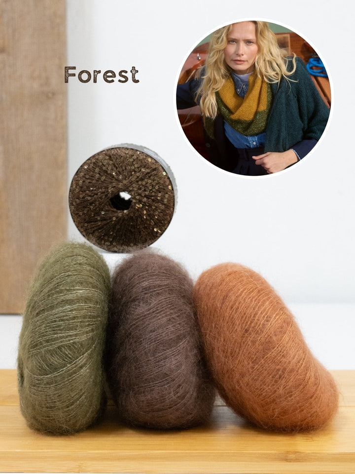 Strickpaket Silkhair Glamour Tuch