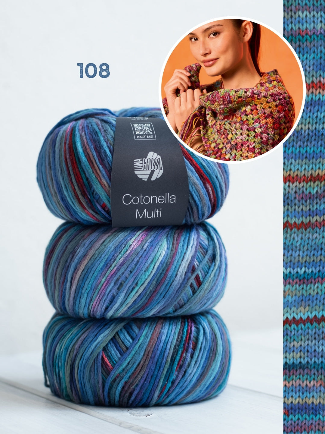 Häkelpaket Cotonella Multi Dreieckstuch