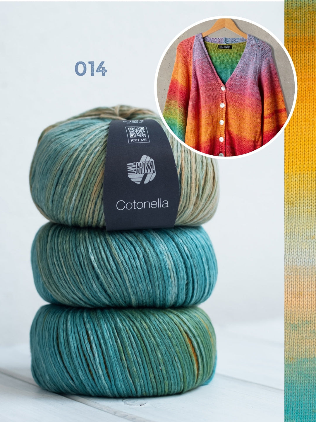Strickpaket Cotonella Raglanjacke