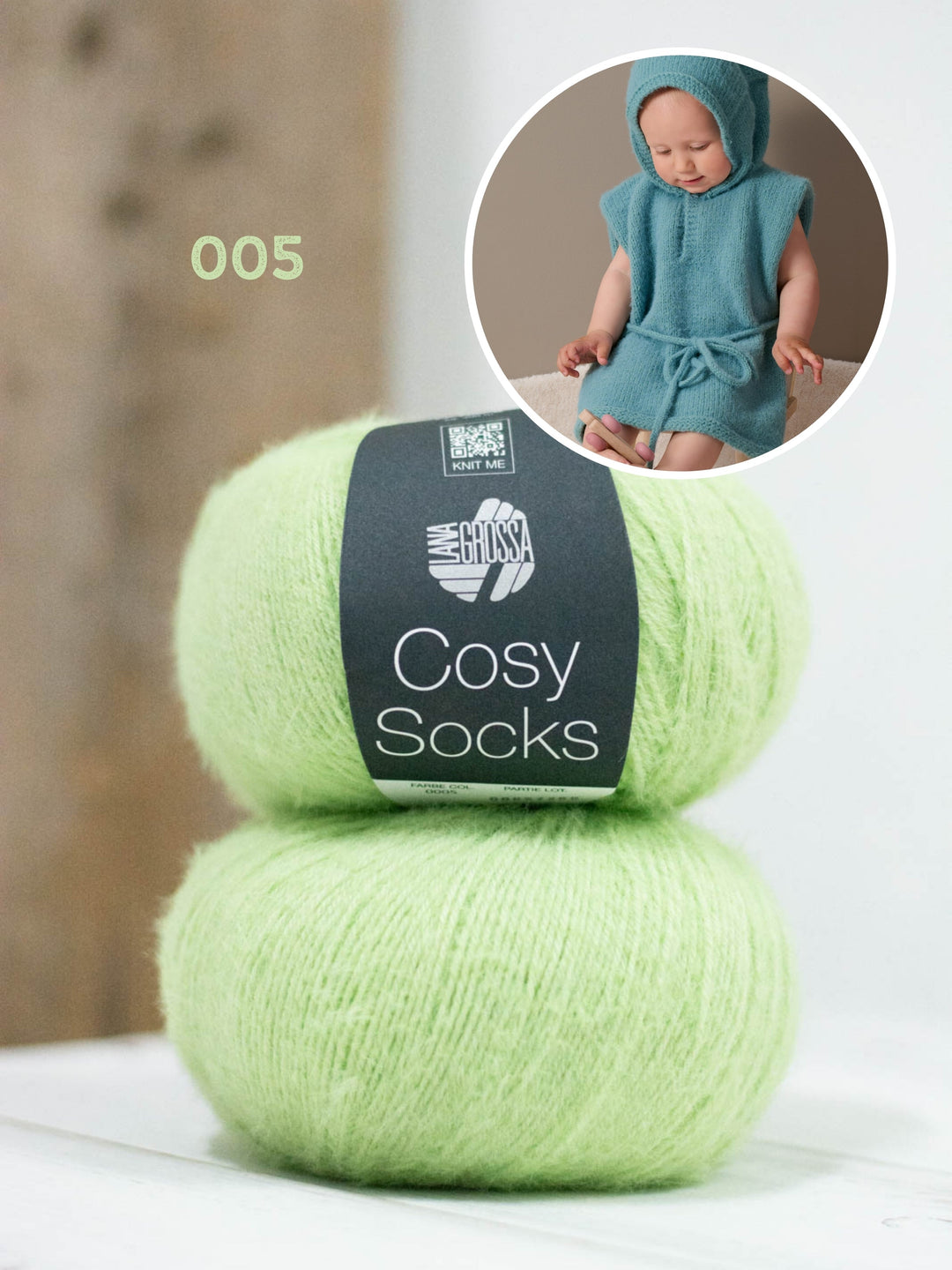 Strickpaket Cosy Socks Badecape