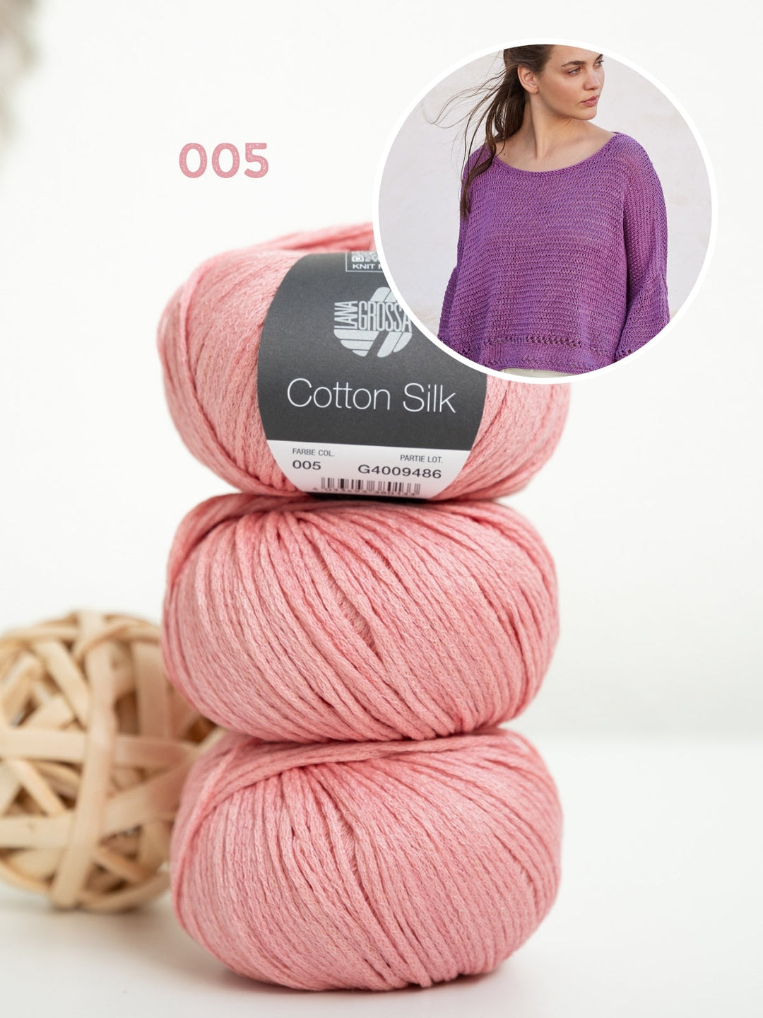 Strickpaket Cotton Silk Shirt