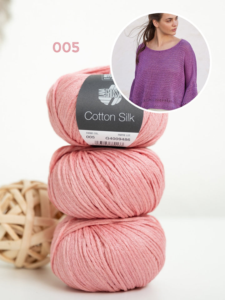 Strickpaket Cotton Silk Shirt