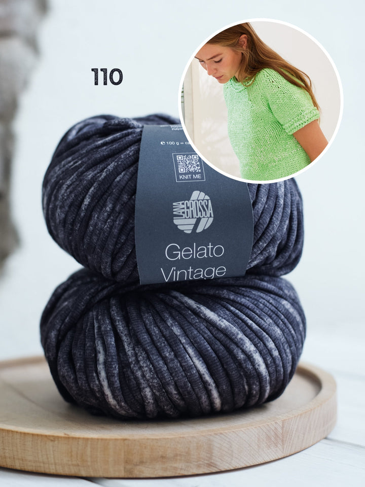 Strickpaket Gelato Vintage Kurzarmpulli