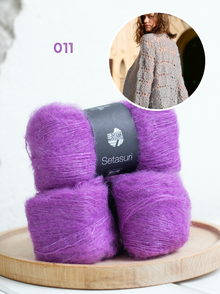 Häkelpaket Setasuri Granny Jacke