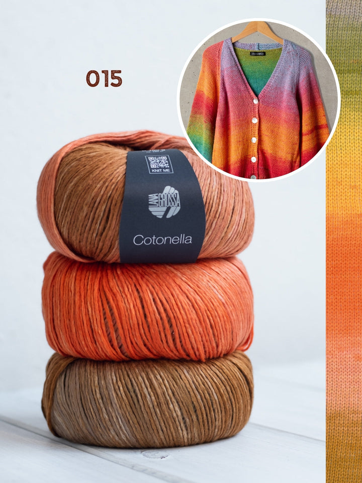 Strickpaket Cotonella Raglanjacke