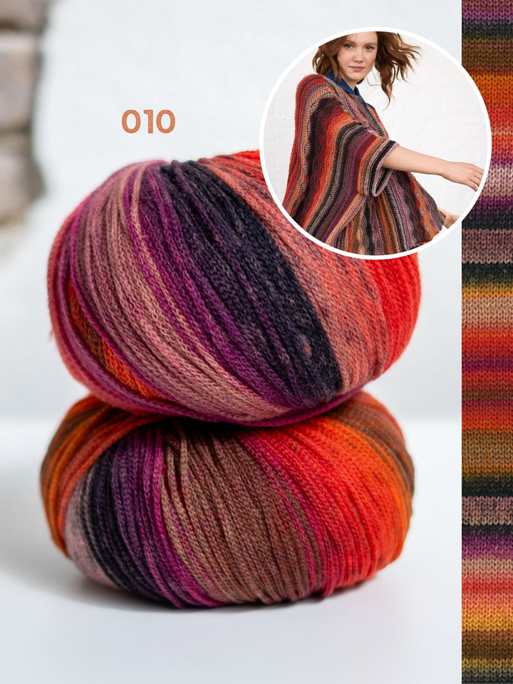 Strickpaket Farfalla Poncho