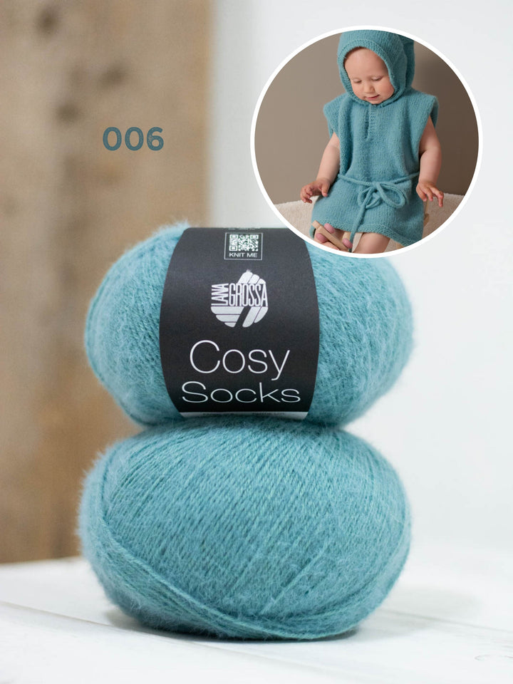 Strickpaket Cosy Socks Badecape