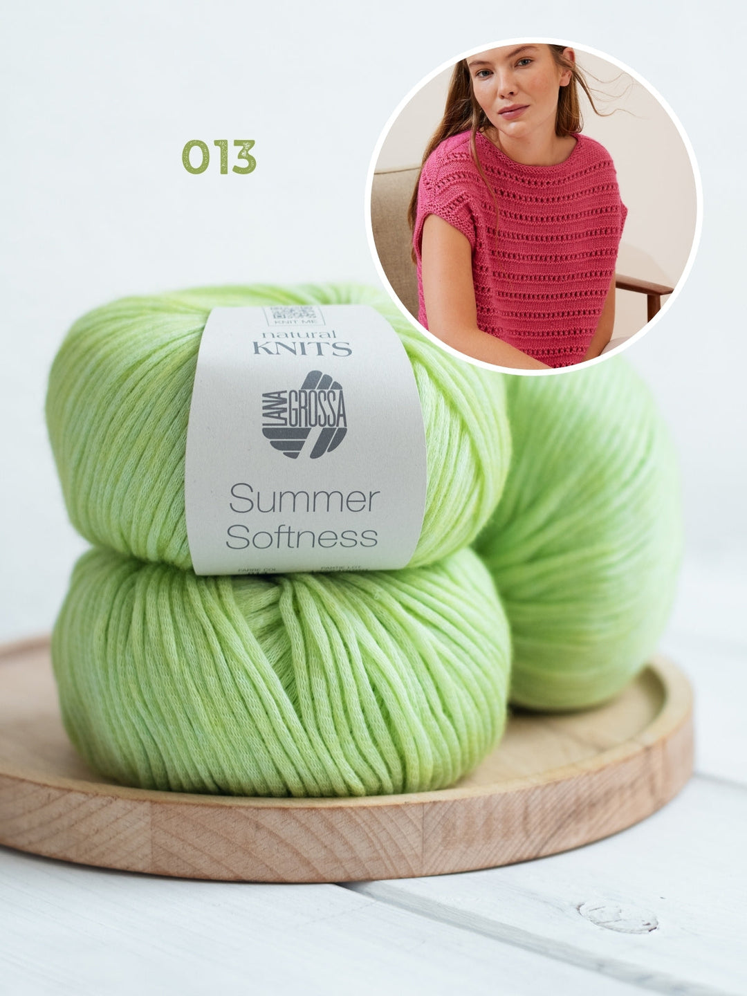 Strickpaket Summer Softness Pullunder mit Ajourmuster