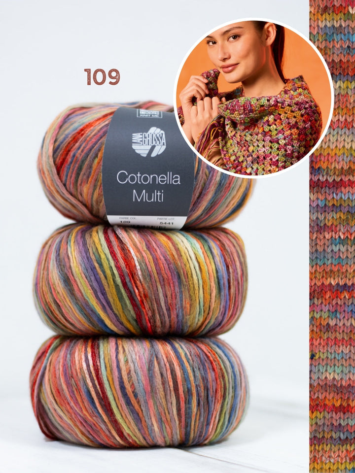 Häkelpaket Cotonella Multi Dreieckstuch