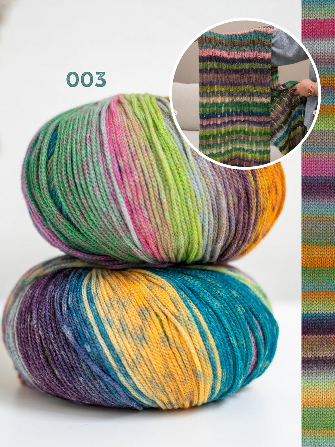 Strickpaket Fallmaschen-Schal – Farfalla – Tanja Steinbach