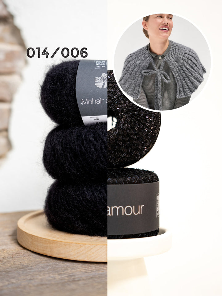 Strickpaket Mohair Di Gio Glamour Cape