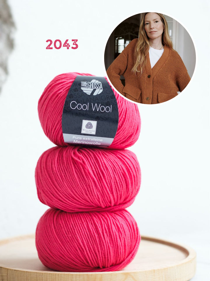 Strickpaket Cool Wool Cardigan