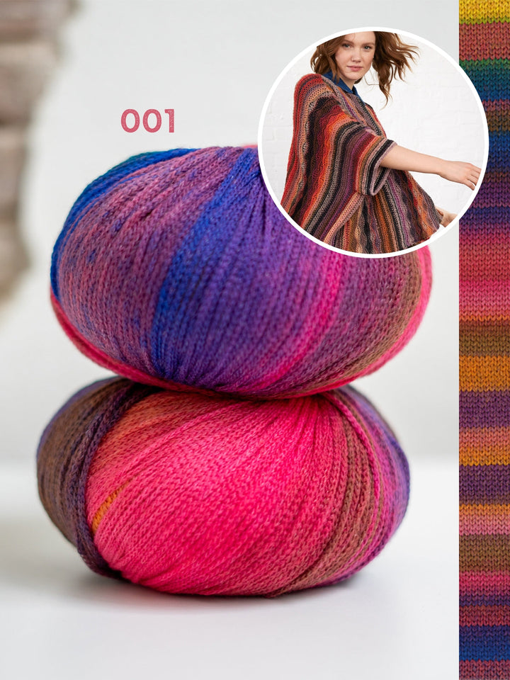 Strickpaket Farfalla Poncho