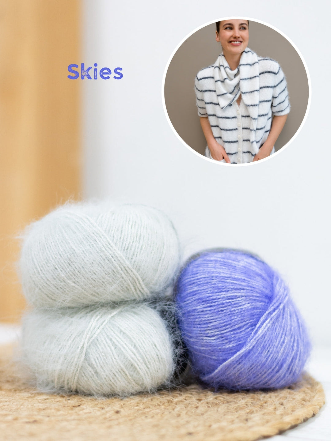 Strickpaket Finito Jacke und Dreieckstuch