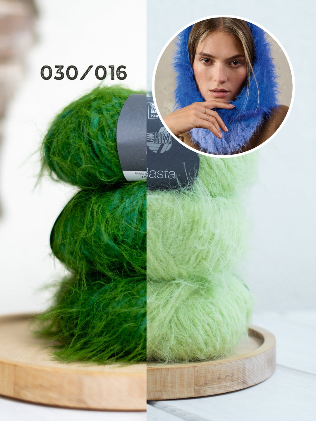 Strickpaket Basta Kapuzenloop