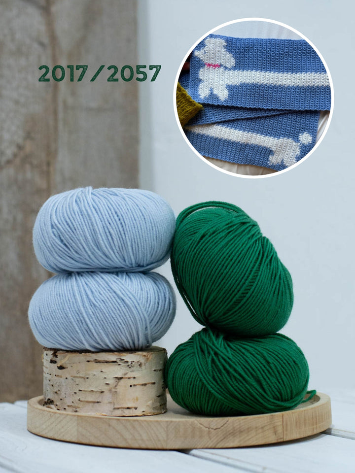 Häkelpaket Poodle Scarf – Englischsprachig – Devout Hand