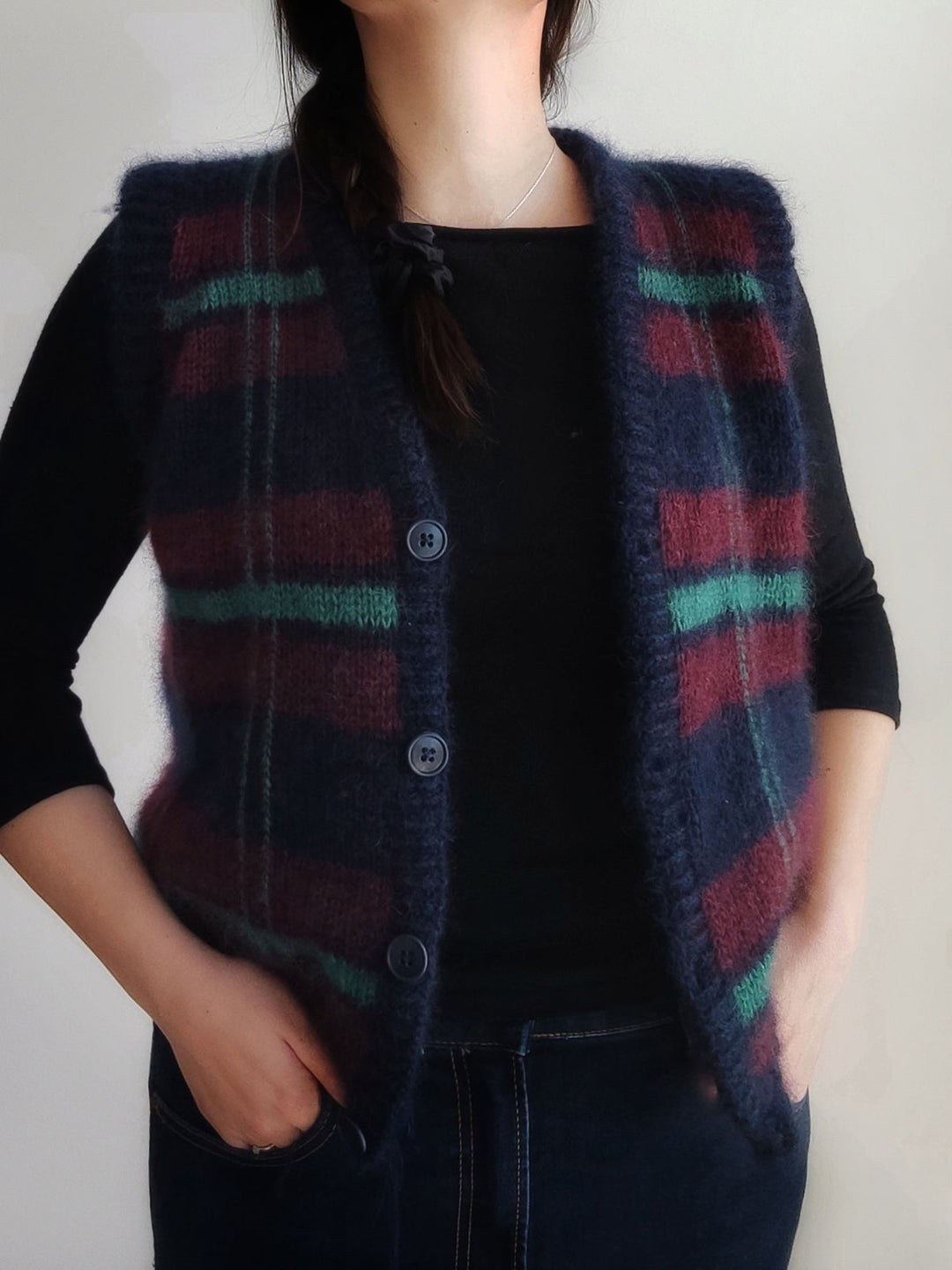 Strickpaket Ceallaigh Weste - Kolibri by Johanna