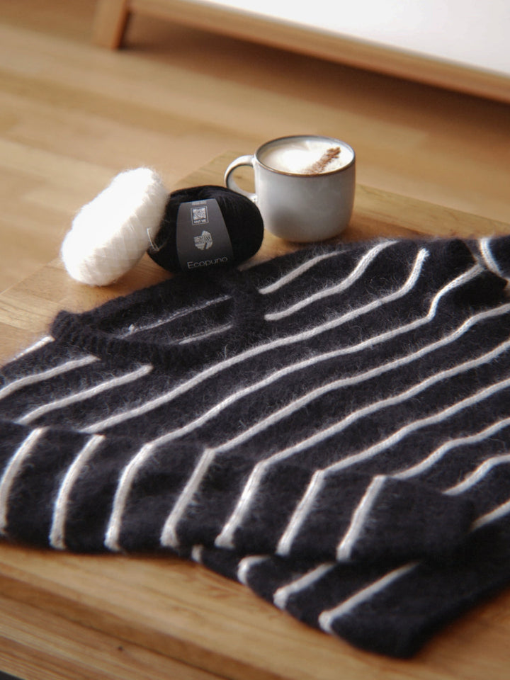 Strickpaket Bridget Sweater - Kolibri by Johanna