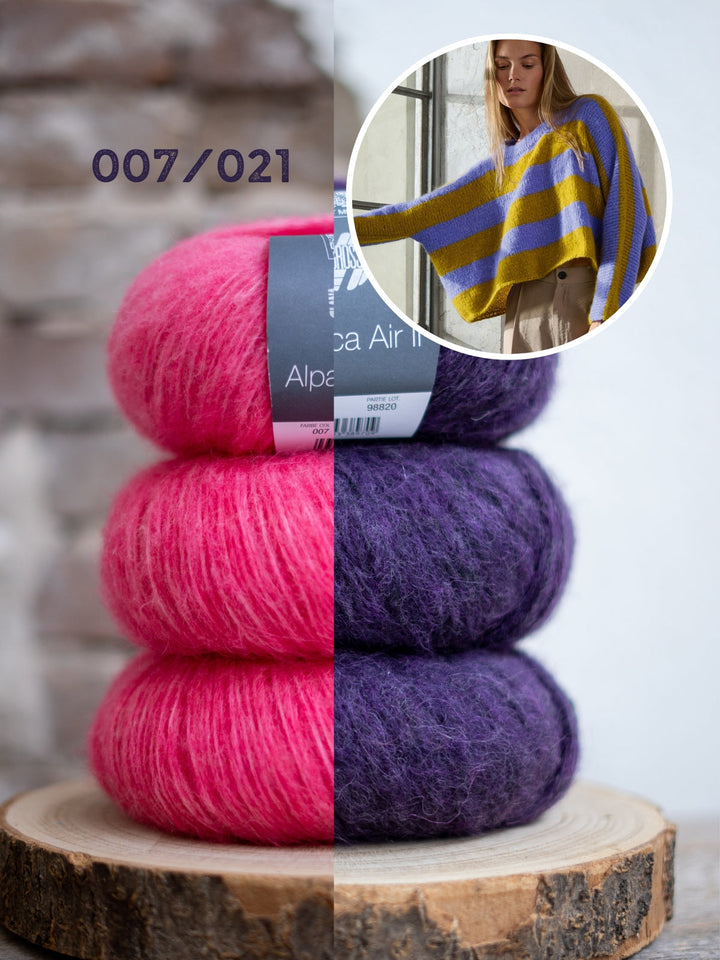 Strickpaket Alpaca Air II Kurzpullover