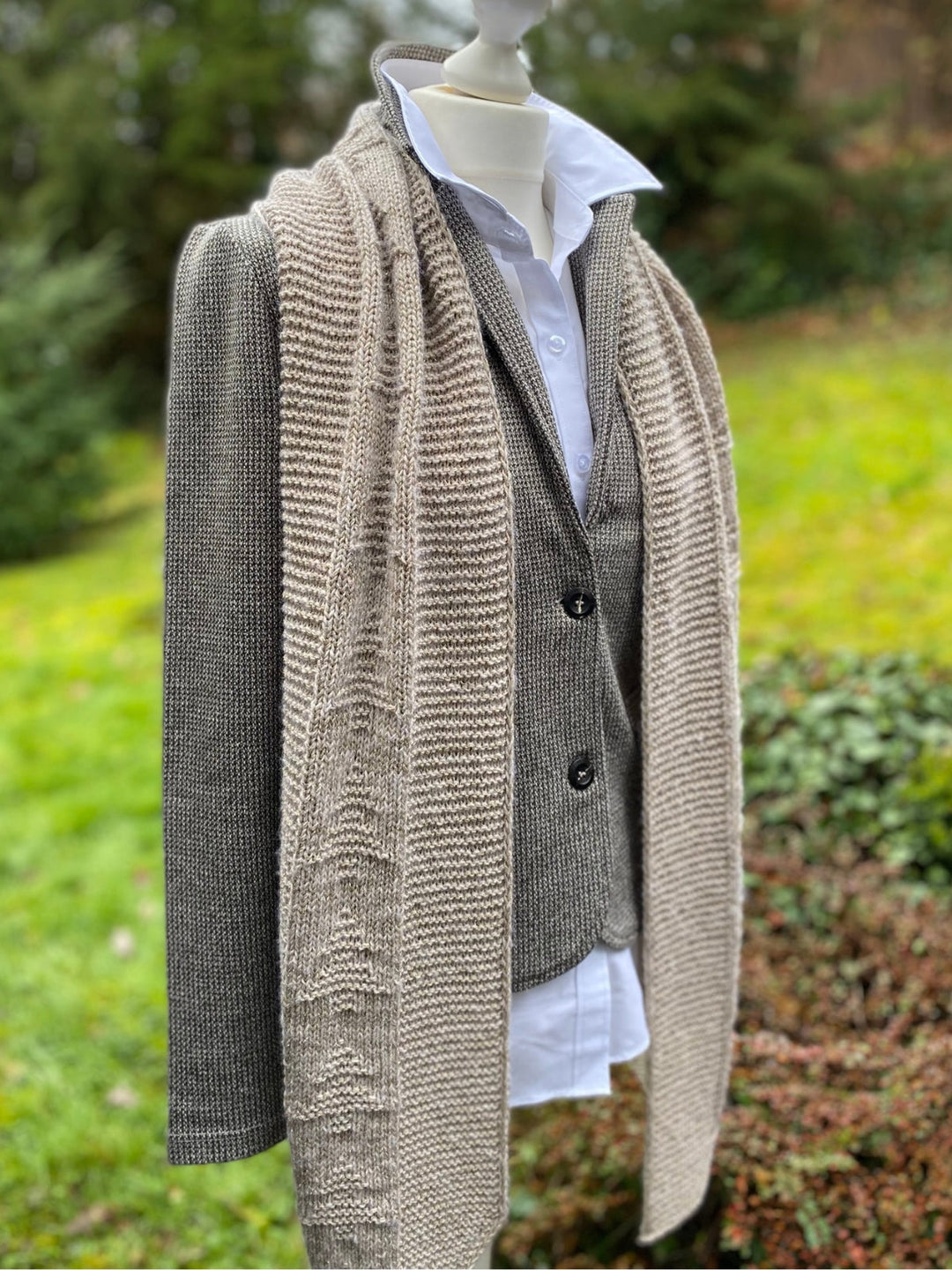 Strickpaket Lizas Schal Tiny Trees