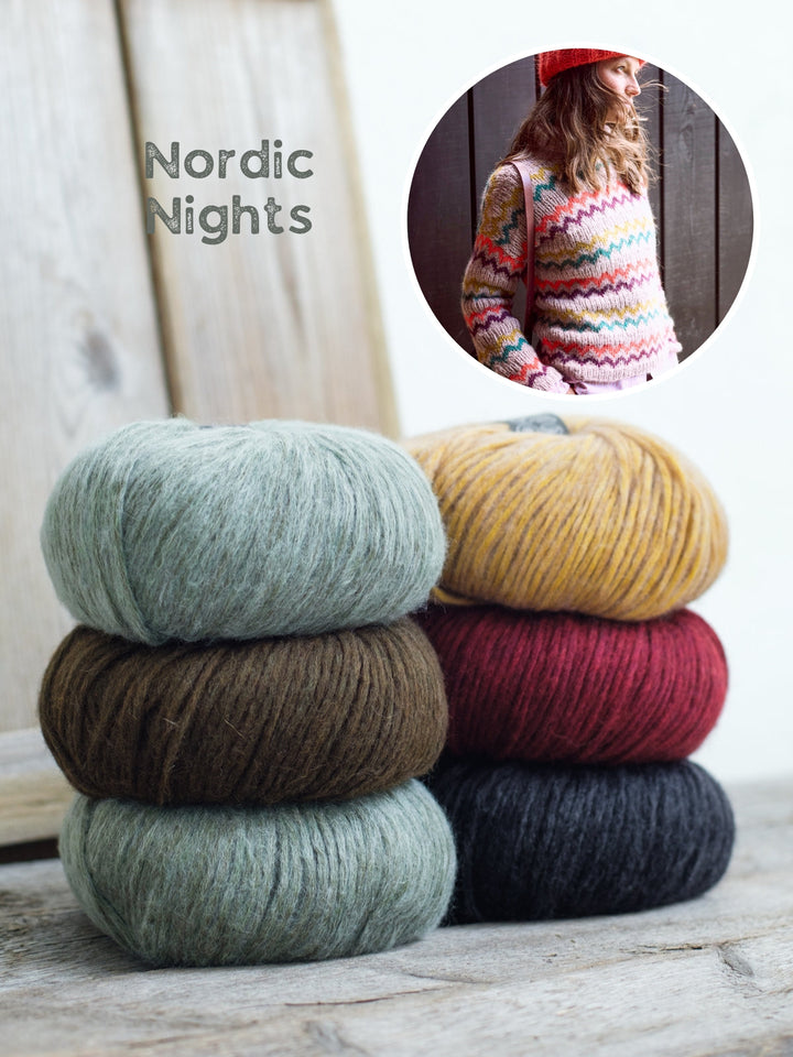 Strickpaket Brigitte no. 2 Zackenpulli