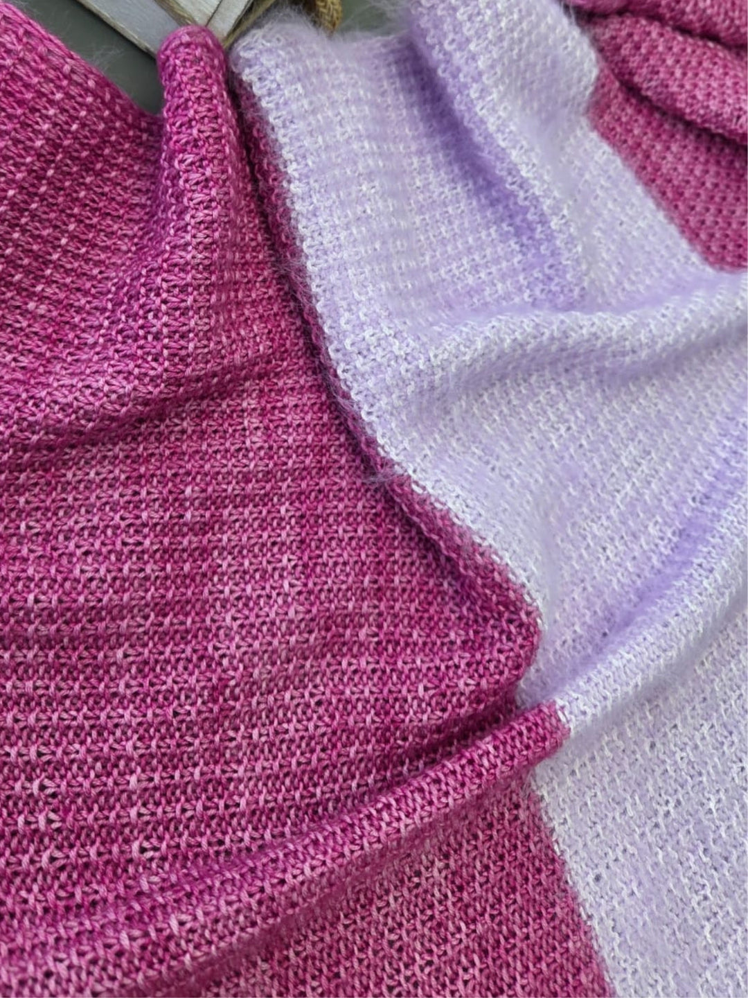 Strickpaket Lizas Tuch Auszeit – Cool Wool Vintage Finito
