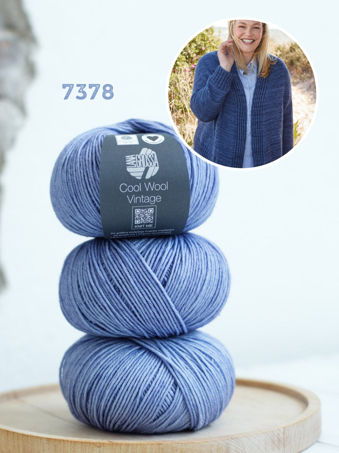 Strickpaket Cool Wool Vintage Jacke