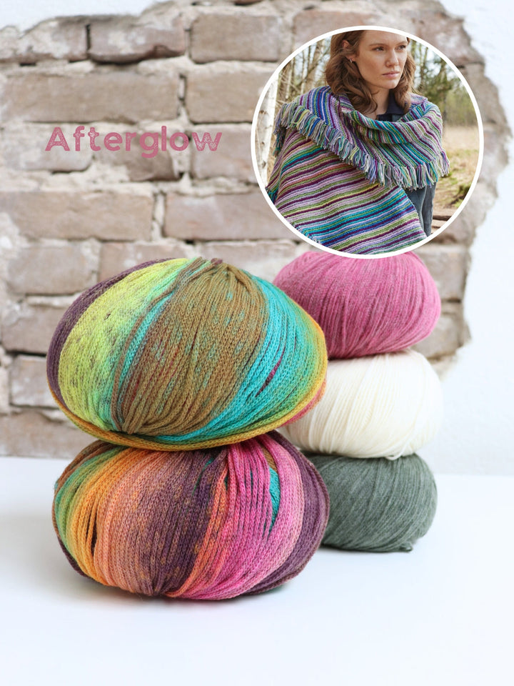 Strickpaket Farfalla Cashmere 16 Fine Dreieckstuch