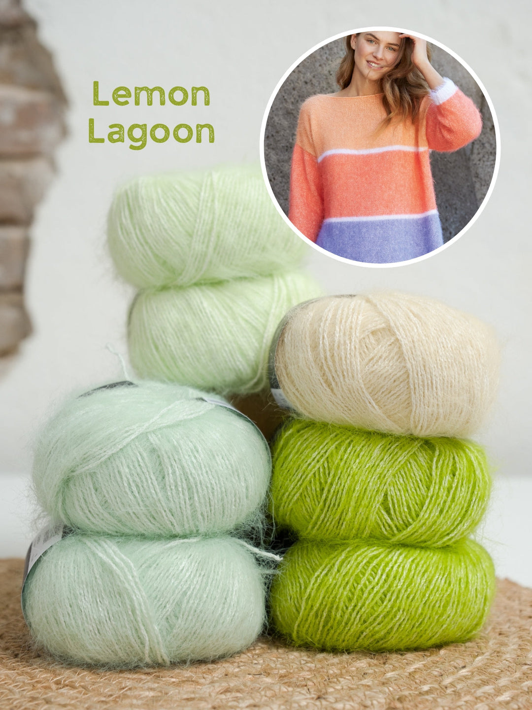 Strickpaket Finito Colorblock-Pullover