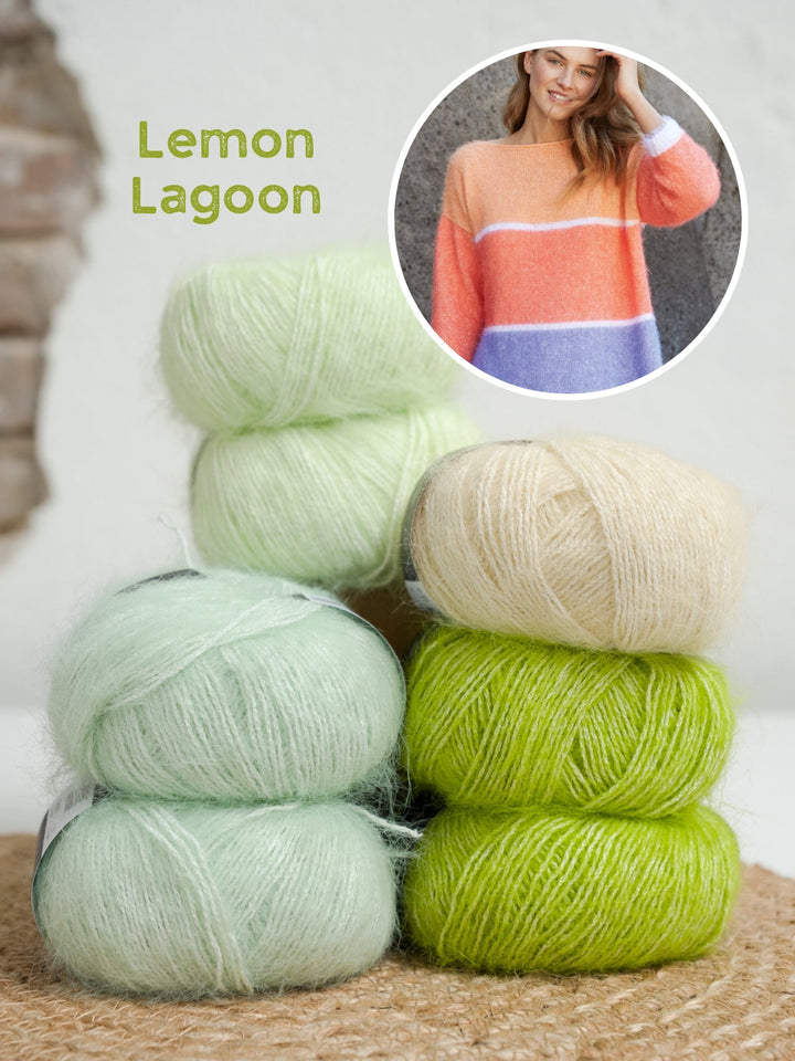 Strickpaket Finito Colorblock-Pullover