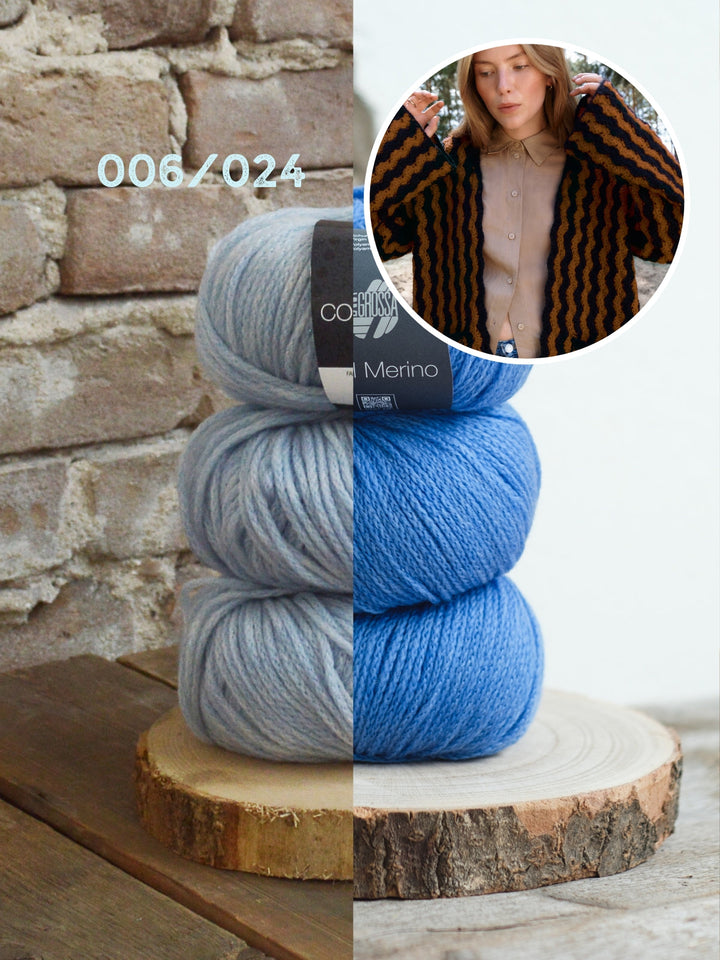 Häkelpaket Cool Merino Jacke