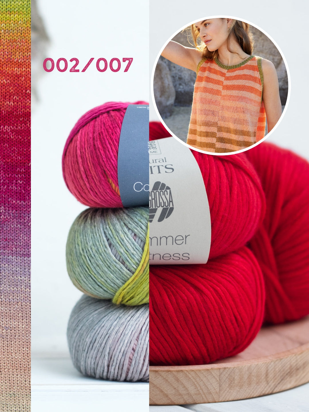 Strickpaket Cotonella Summer Softness Streifenshirt