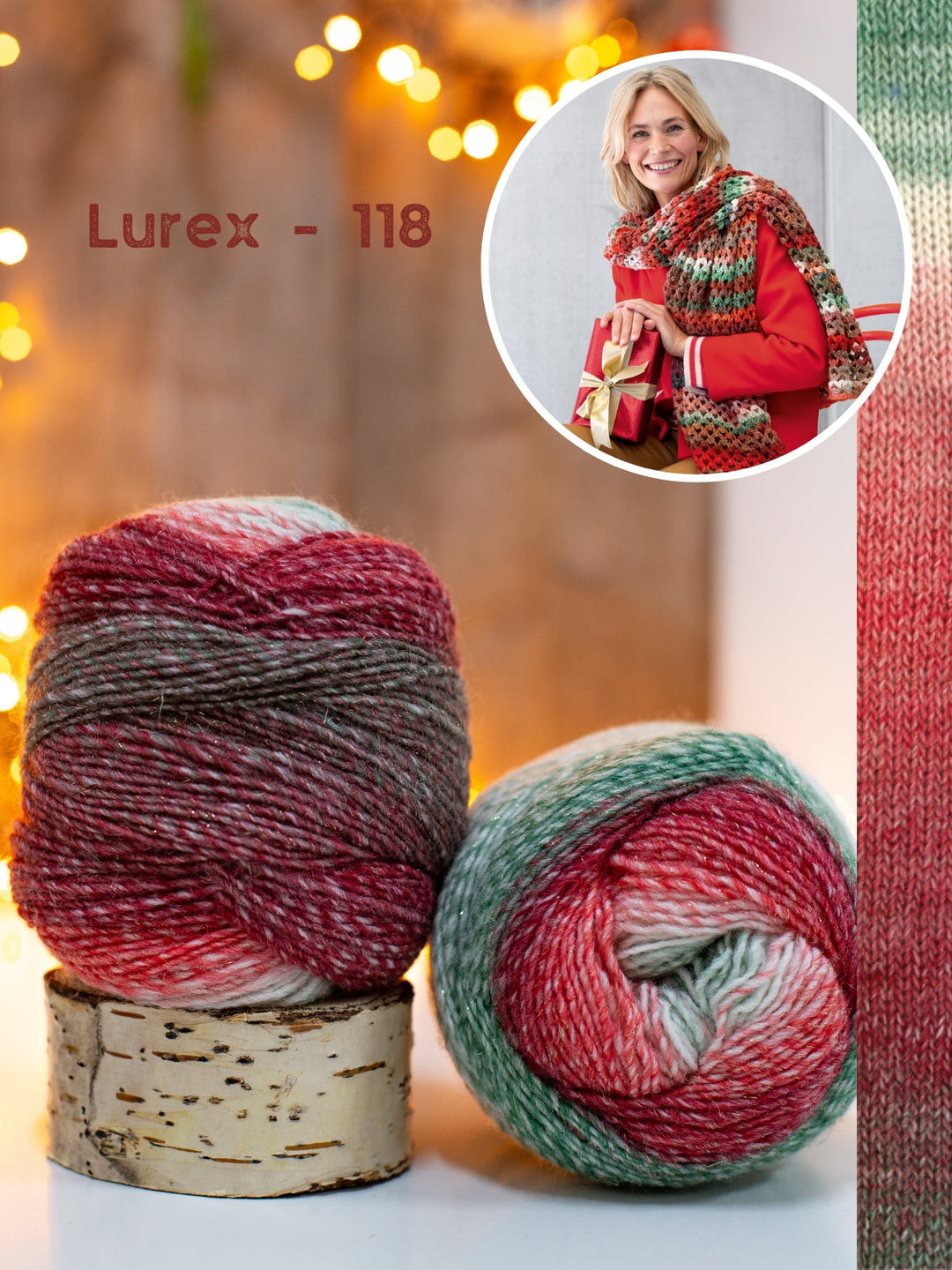 Häkelpaket Christmas Edition Schal