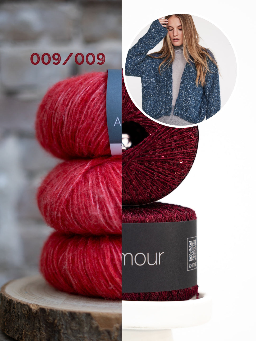 Strickpaket Alpaca Air II Glamour Jacke