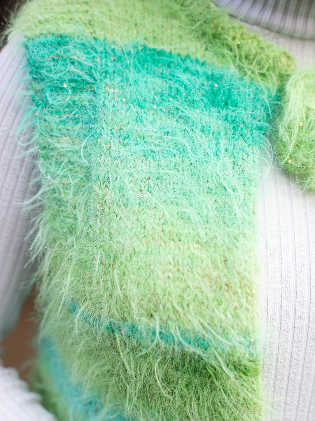 Strickpaket Mae Weste - Basta Mista Glamour - Tanja Steinbach