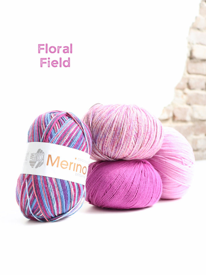 Sockenwolle-Probierpaket Merino