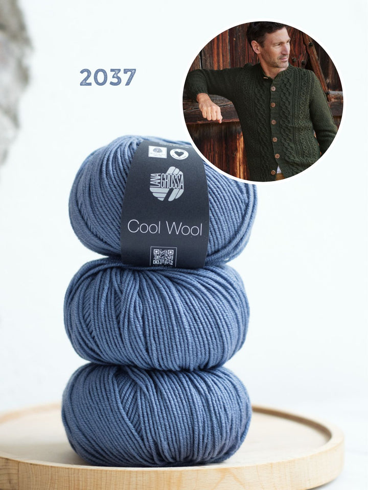 Strickpaket Cool Wool Herrenjacke