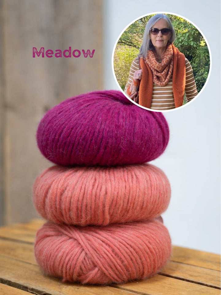 Strickpaket Lizas Tuch Zimtgarten