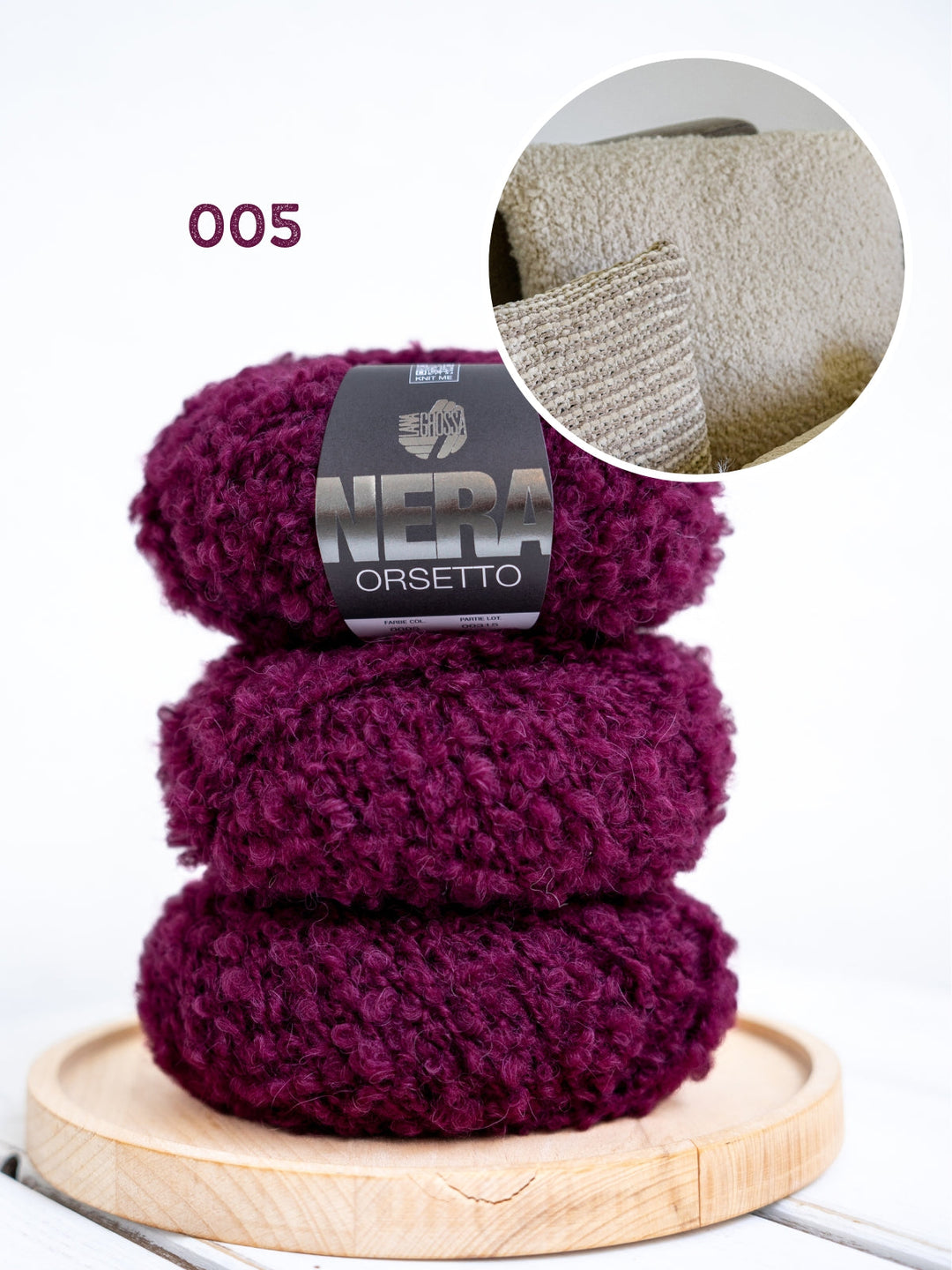 Strickpaket Orsetto Kissenhüllen