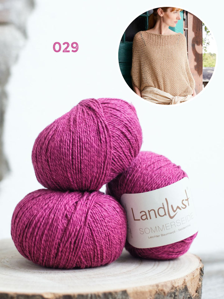 Strickpaket Landlust Sommerseide Pullover